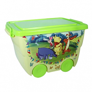 Ящик для игрушек из серии Disney – Винни-Пух, 24 литра (Idea, М 2550-Д_банановый)